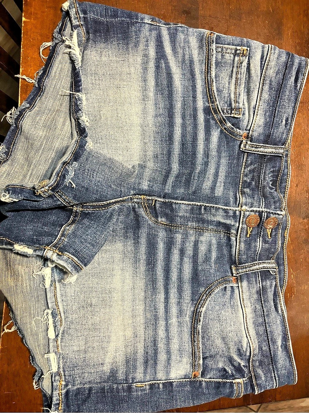BKE Distressed Blue Boyfriend Jeans